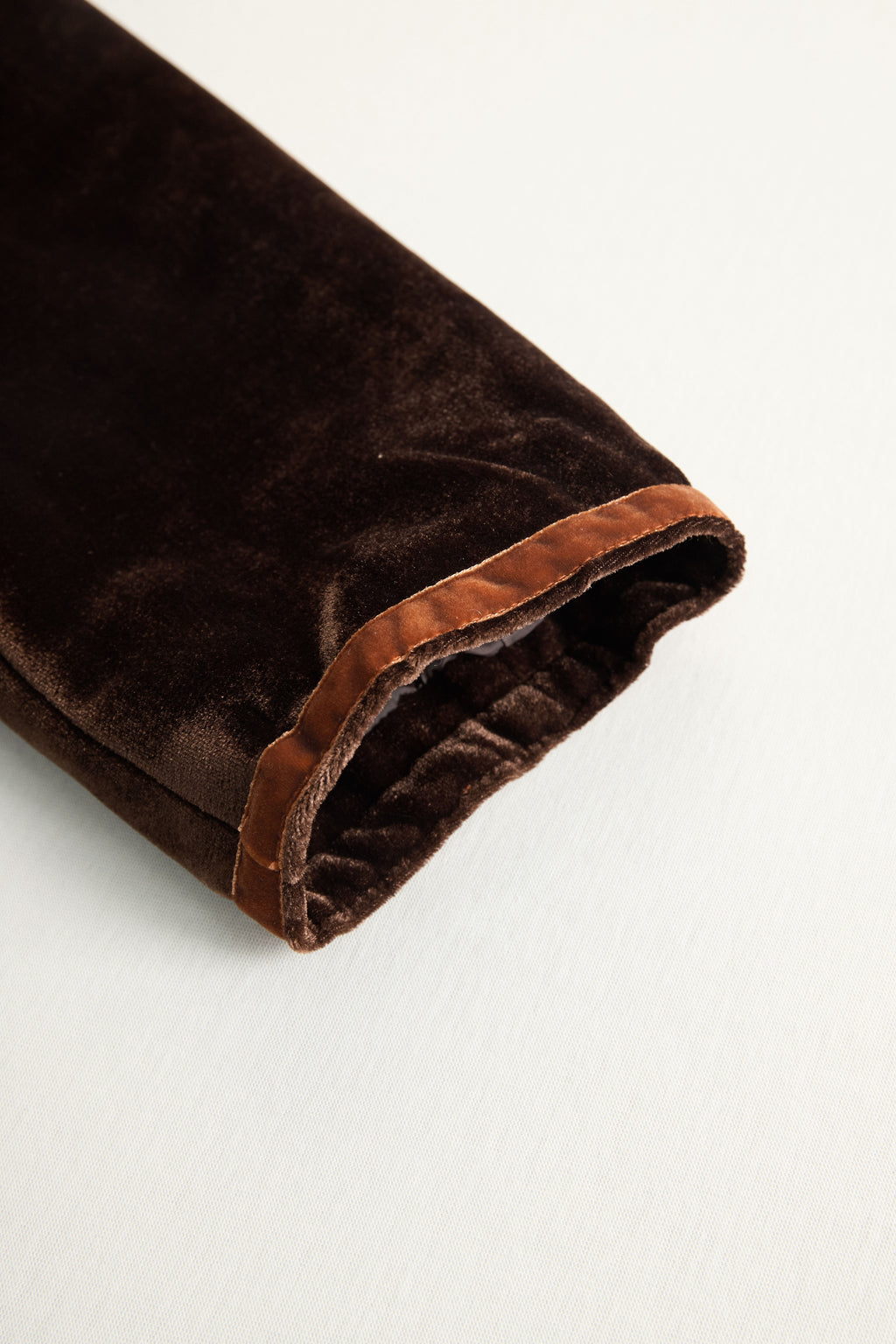 Casual Loose Vintage Velvet Colourblock Lapel Pocket Coat