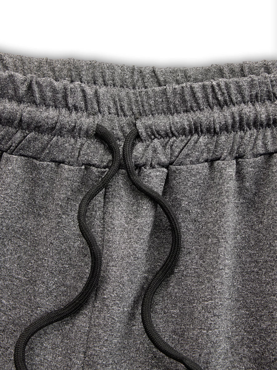 Casual Long-sleeved T-shirt and Wide-leg Trousers Set