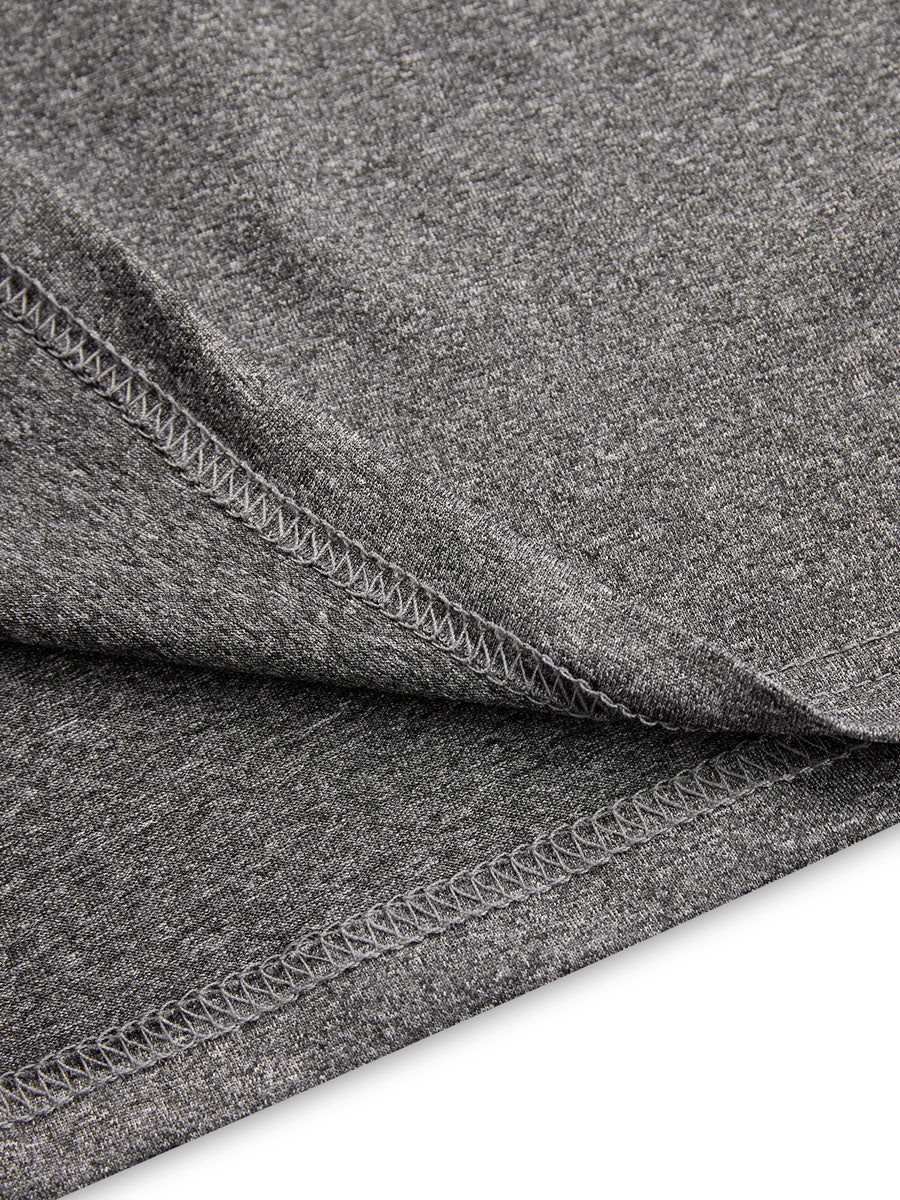 Casual Long-sleeved T-shirt and Wide-leg Trousers Set