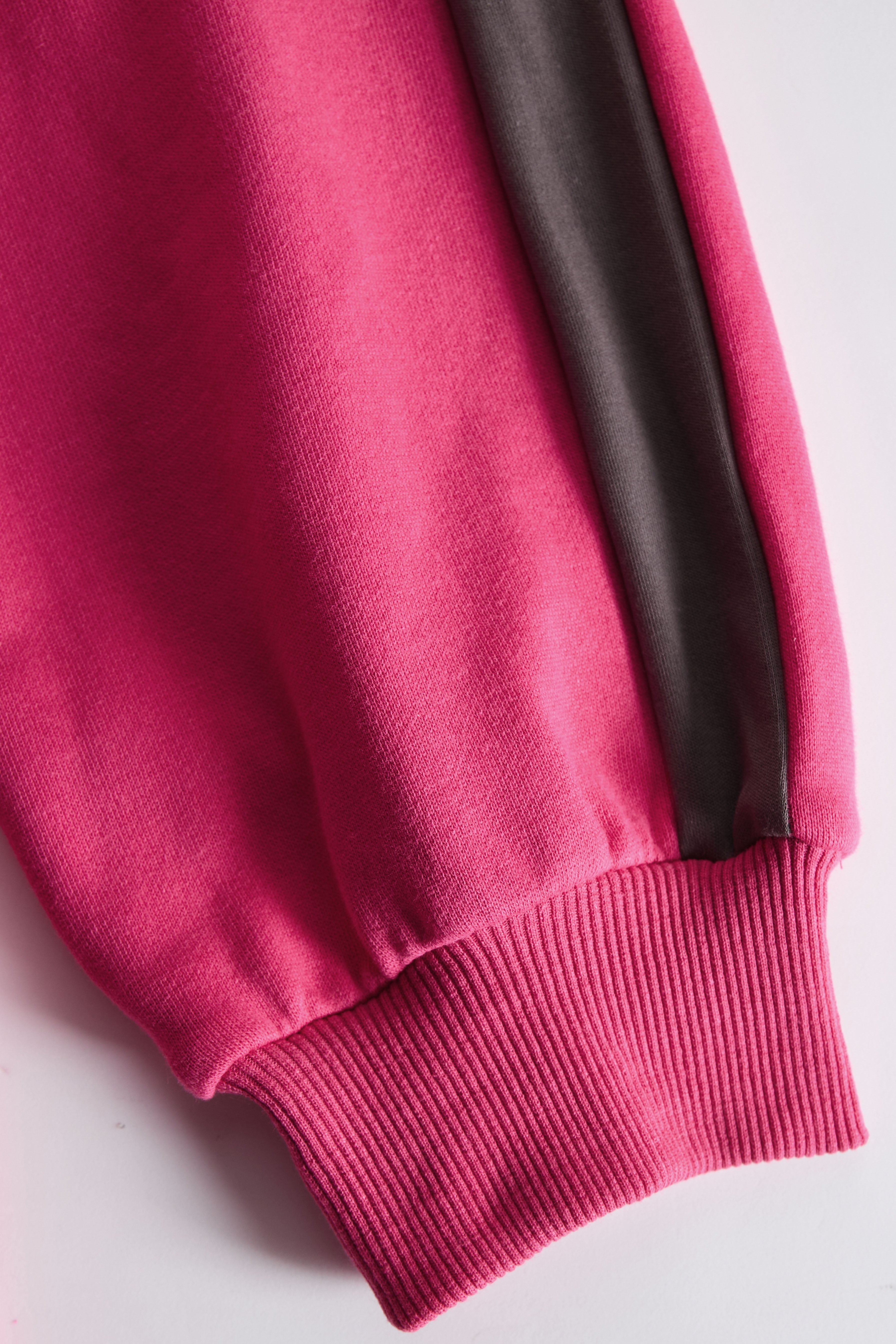 Sporty Colour-blocked Ruffled Half-zip Hooded Long-sleeved Mini Dress