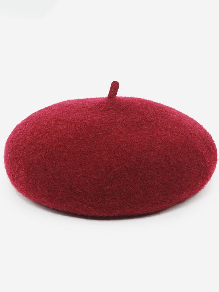 Fashionable Autumn and Winter Retro Wool Beret Hat
