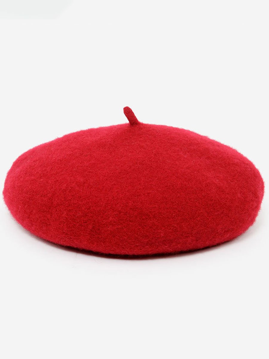 Fashionable Autumn and Winter Retro Wool Beret Hat
