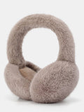 Warm and Windproof Fleece Foldable Imitation Rabbit Fur Earmuffs