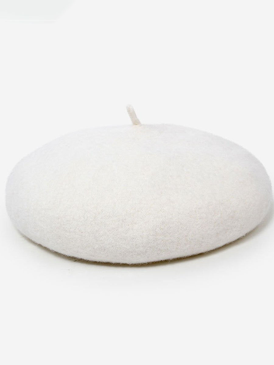 Fashionable Autumn and Winter Retro Wool Beret Hat
